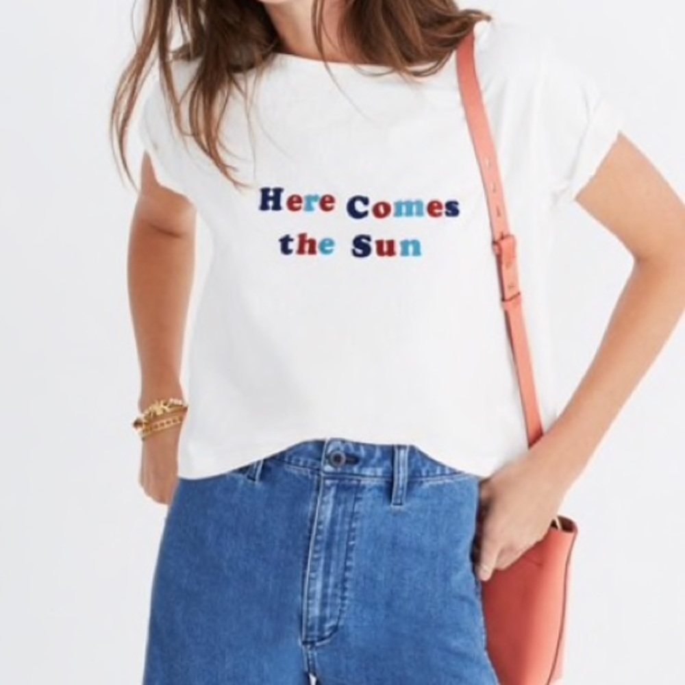 ✨ I S O ✨ Madewell Here Comes The Sun T-shirt